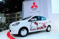 NONTHABURI - NOVEMBER 28: Mitsubishi mirage, Hello kitty edition