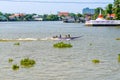 NONTHABURI, THAILAND - MAY 2: Travel by boat to the Koh Kret isl Royalty Free Stock Photo