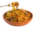 Noodle Beef Stirfry Royalty Free Stock Photo