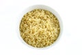 Bowl of Curly Noodles Royalty Free Stock Photo