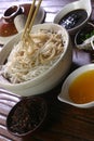 Noodles with Bean Paste Royalty Free Stock Photo