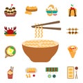 Noodles, food icon. International Food icons universal set for web and mobile