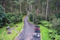 Noojee, Victoria, Australia - View from the Historical Noojee Trestle Bridge - a legacy of the old railway originally built in 191