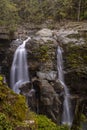 Nooksack Falls is a waterfall along the North Fork of the Nooksack River in Whatcom County, Washington. Royalty Free Stock Photo