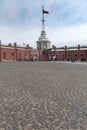 Noon cannon site, St Peter and Paul fortress St Petersburg, Russia