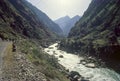 River Sutlaj travel through valley of Himalaya