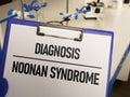 Noonan syndrome is shown using the text Royalty Free Stock Photo