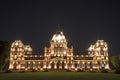 Noor mahal at night in bahawalpur pakistan