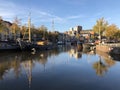 Noorderhaven during autumn Royalty Free Stock Photo