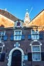 Noorderkerk church, a cross-shaped protestant church located on Noordermarkt Square and along Prinsengracht canal