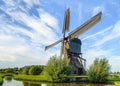 Noordeveldse Molen near the Dutch village of Dussen in full operation