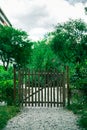 Fence for the communal city garden