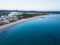 Noosa Hastings Street Aerial Royalty Free Stock Photo