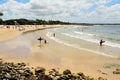 Beach in Laguna Bay in Noosa, Queensland Royalty Free Stock Photo