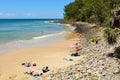 Noosa Little Cove beach in Noosa, QLD Royalty Free Stock Photo