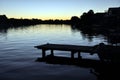 Noosa Waters Sunset - Queensland, Australia Royalty Free Stock Photo