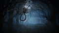 Noose Swinging in a Haunted Forest 4K Loop