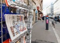 Nope Donald Trump poster on Liberation French press