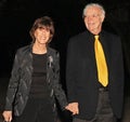 Nora Ephron and Nick Pileggi at Vanity Fair Party for the 2011 Tribeca Film Festival Royalty Free Stock Photo