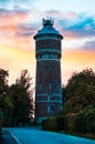 Nora water tower, Sweden Royalty Free Stock Photo