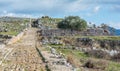 Norba, ancient town of Latium on the western edge of the Monti Lepini, Latina Province, Lazio, Italy. Royalty Free Stock Photo