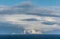 Nord-FuglÃÂ¸ya in clouds, northern Norway