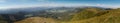 Nord panorama view from Velka Chochula in Nizke Tatry mountains Royalty Free Stock Photo