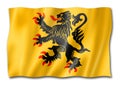 Nord-Pas-de-Calais Region flag, France