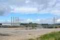 Nord stream landfall construction site in Lubmin near Greifswald, natural gas pipeline through the Baltic Sea from Russia to Royalty Free Stock Photo