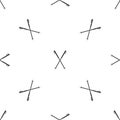 Nord walking sticks pattern seamless vector