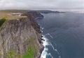 Nordcape - northernmost point of Europe, Norway. aerial photography