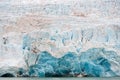 NordenskiÃÂ¶ldbreen glacier in summer near Pyramiden on the coast of Billefjord at Svalbard.