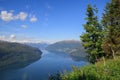 Nordfjord in summer Royalty Free Stock Photo