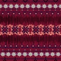 Nordic Fair Isle Winter Snowflake Pattern