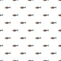 Nordic fish pattern seamless