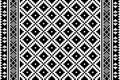 Nordic geometric oriental seamless pattern modern design with black and white color