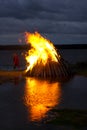 Nordic Midsummer Party Bonfire