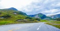 Nordic road conditions in warm summer