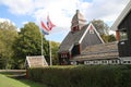 Nordic seamans church in park along Westzeedijk in Rotterdam the Netherlands.