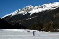 Nordic Skiing in Kaunertal, Otztaler Alpen, Tirol, Austria