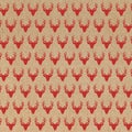 Nordic Stag Pattern on Natural background