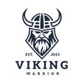 Nordic viking logo icon