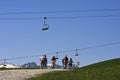 Nordic walking at Latschenalm, Gerlos in Tyrol