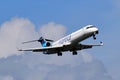 Nordica Bombardier CRJ-700 Royalty Free Stock Photo