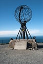 Nordkapp. Globe Monument at North Cape, Norway