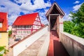 Nordlingen, Germany. Scenic old city in Bavaria, Swabia