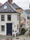 Nordnes neighborhood, Bergen, Norway Royalty Free Stock Photo