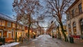 Nordre street in Trondheim, Norway