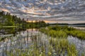 Nordvattnet lake in Hokensas Nature reserve