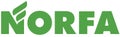 Norfa logo, retail store, vector illustration
